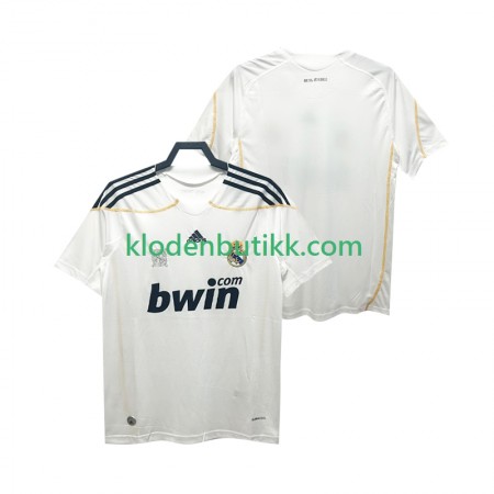 Real Madrid 2009 2010 Retro Hjemme Fotballdrakt Kortermet